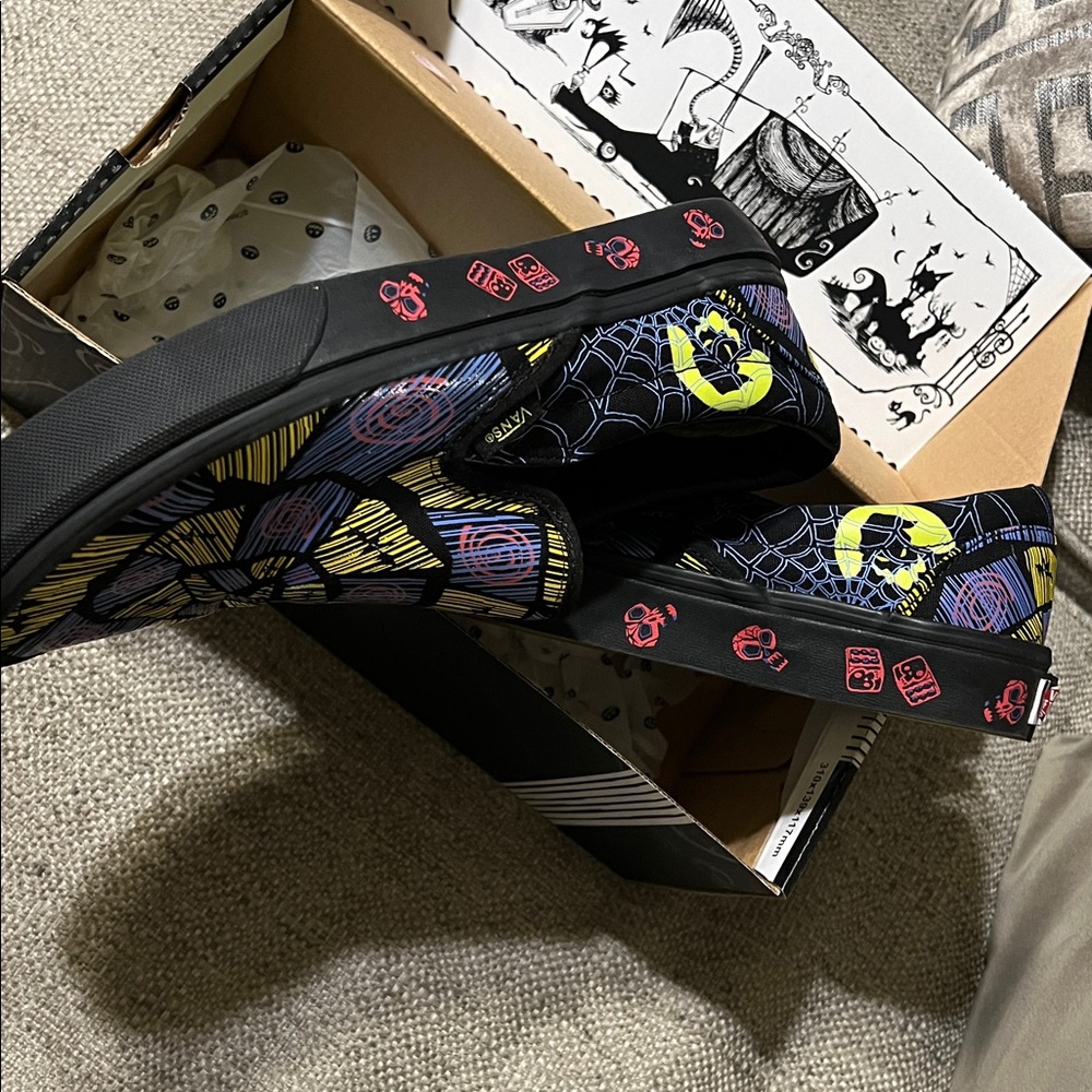 Vans Multicolor Graphic Slip-On Shoes